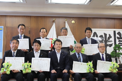 さいたま市歩道橋ネーミングライツパートナー集合写真