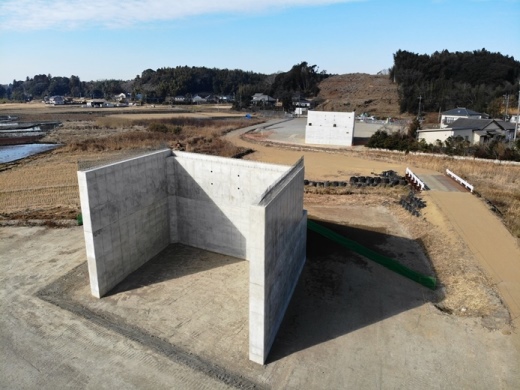 R1東関道山田川橋下部その1工事（国土交通省常総国道事務所） R3.5
