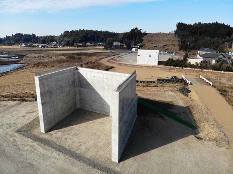 R1東関道山田川橋下部その1工事（国土交通省常総国道事務所） R3.5