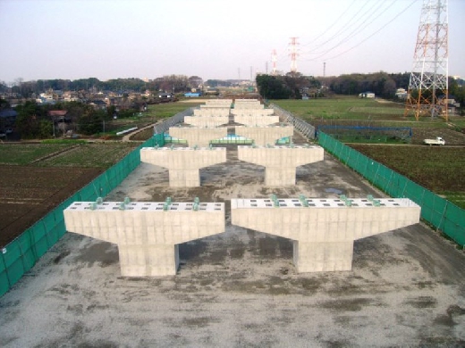 圏央道川田谷高架橋１３下部その１工事（国土交通省大宮国道事務所）H20.5