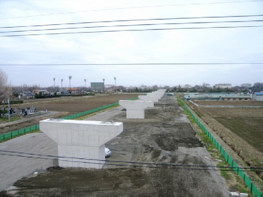 圏央道木立高架橋下部工事（国土交通省北首都国道事務所）H20.4
